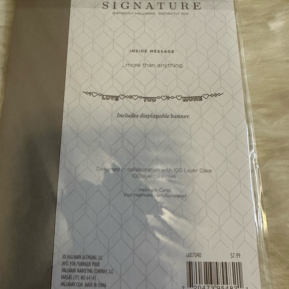 🧡10/$10 Gold and Pink Love You More greeting card - Picture 5 of 6